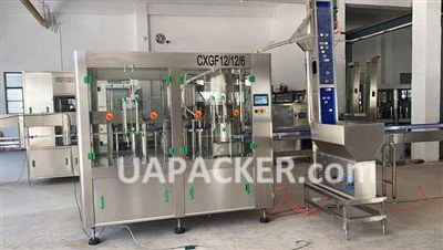 Tisztított víz palackozó gép